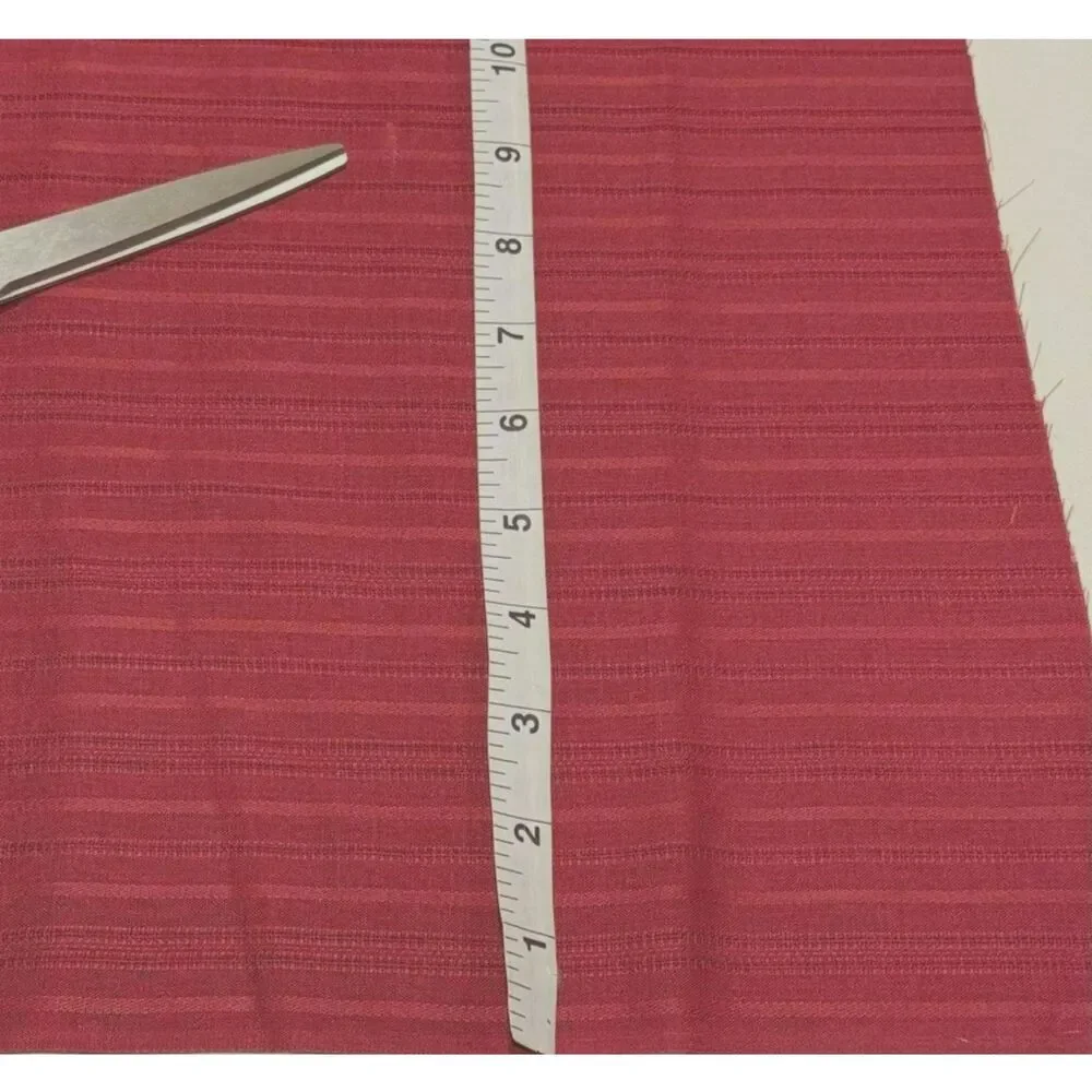 Dimity Fabric Cranberry Open Leno Weave Dimity Fabric Cotton Blend BTY *READ*